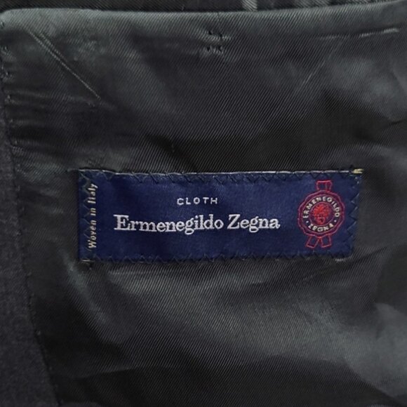 Saks Fifth Avenue Black Label Slim Fit Ermenegildo Zegna Cloth Blazer 40R - Picture 13 of 16